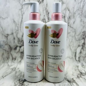 Dove Body Love Hyper-Reactive Body Washes